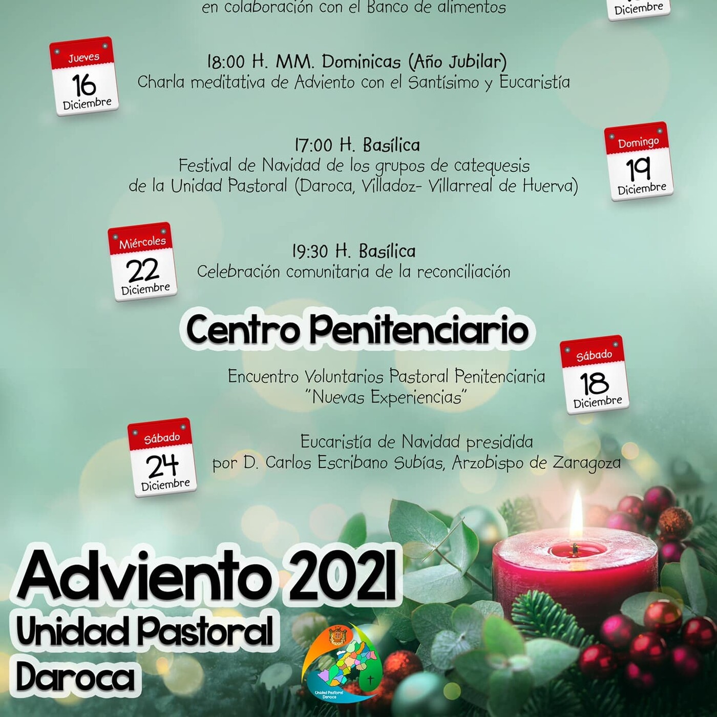 La UNIDAD PASTORAL de DAROCA inaugura su PROGRAMACIÓN de ADVIENTO episode artwork