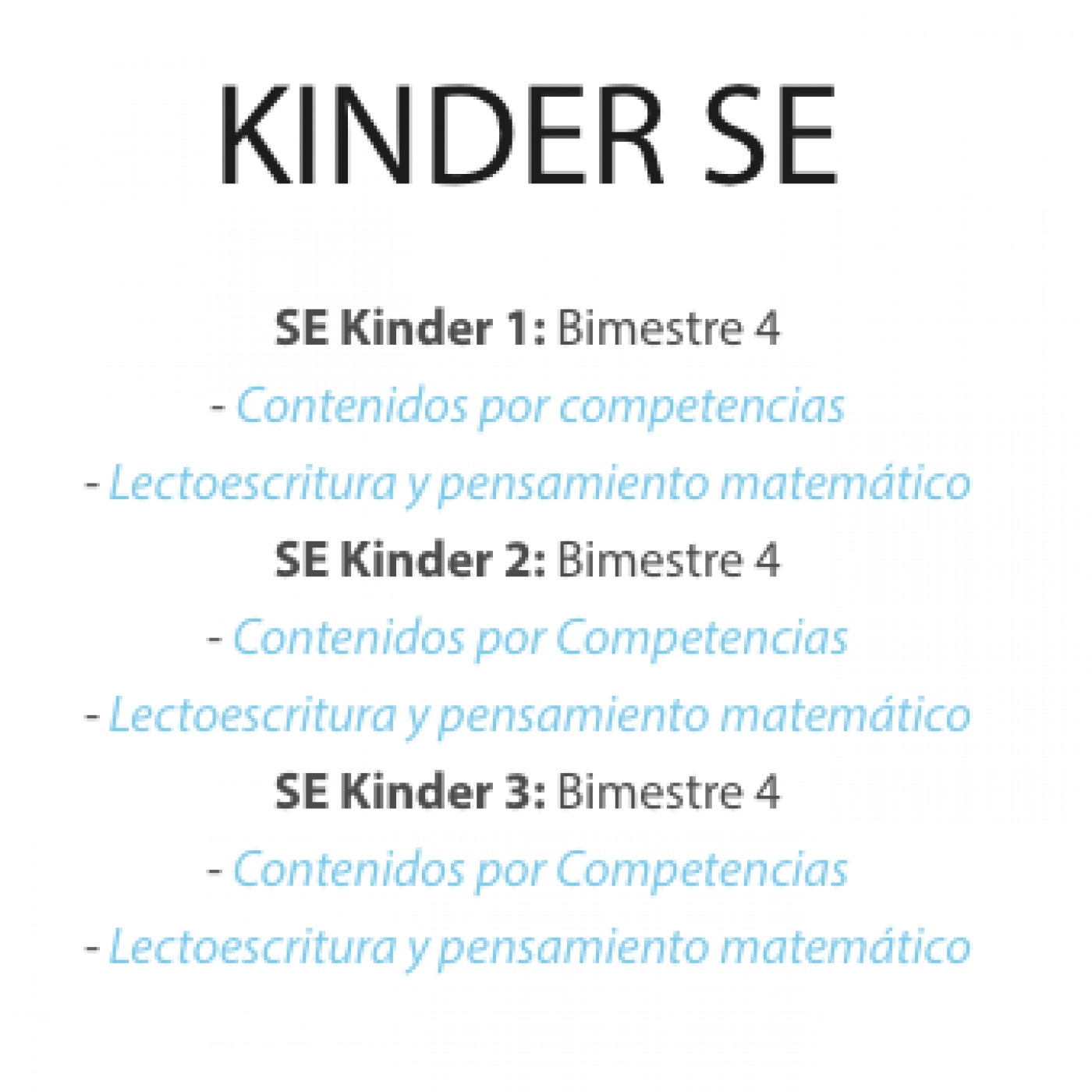 SEK1B4 Contenidos por competencias.