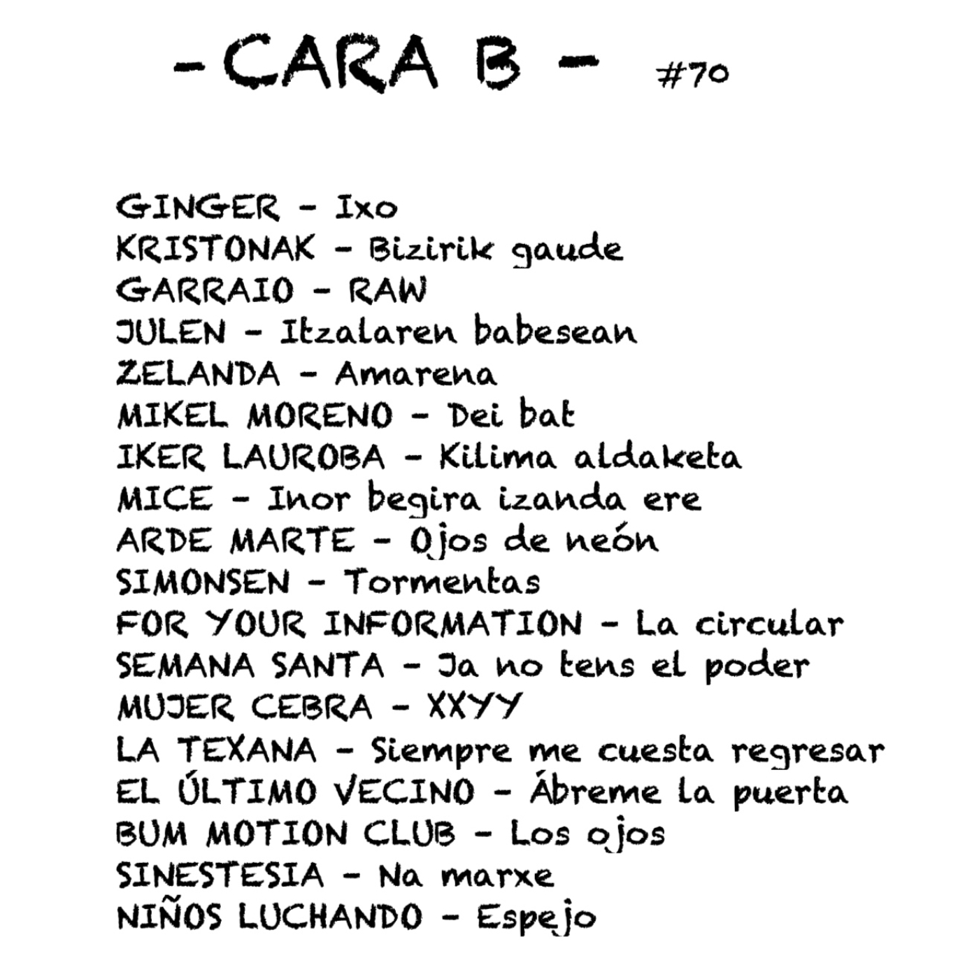 Cara B - 070