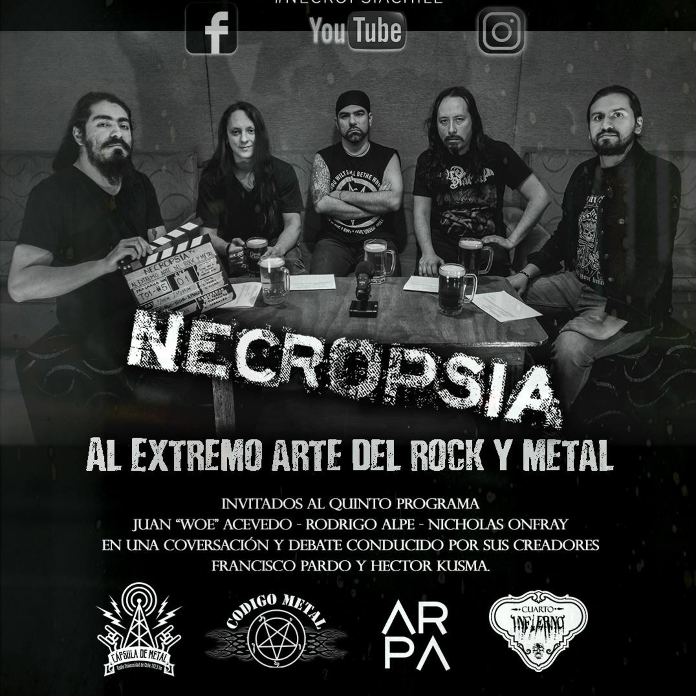 Necropsia al Extremo Arte del Rock y Metal