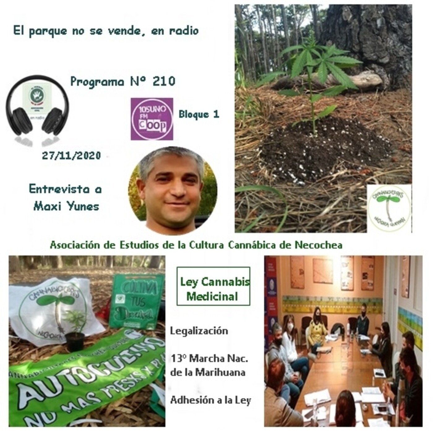 2020 - El parque no se vende, en radio