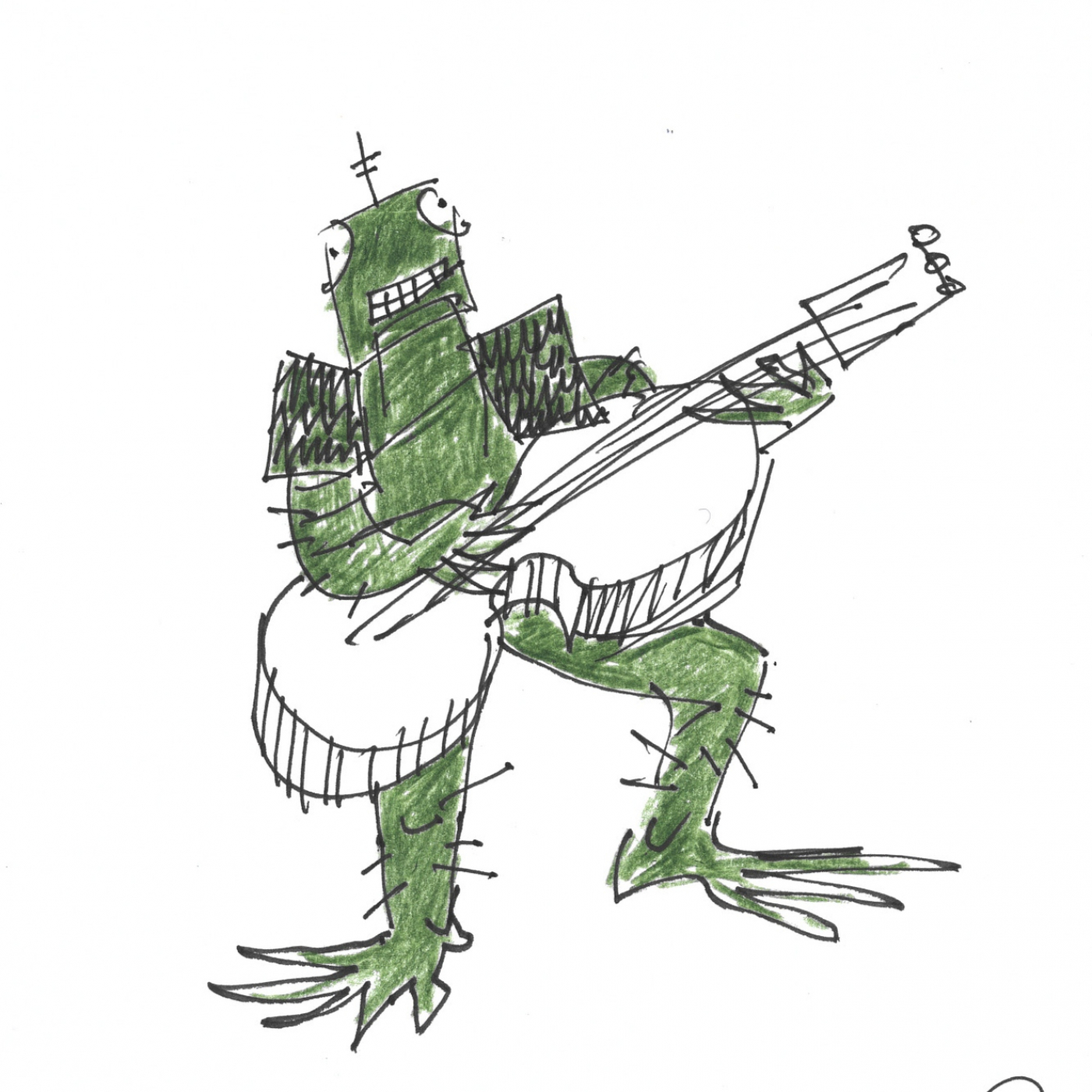 Marcianos que nos tocan las guitarras