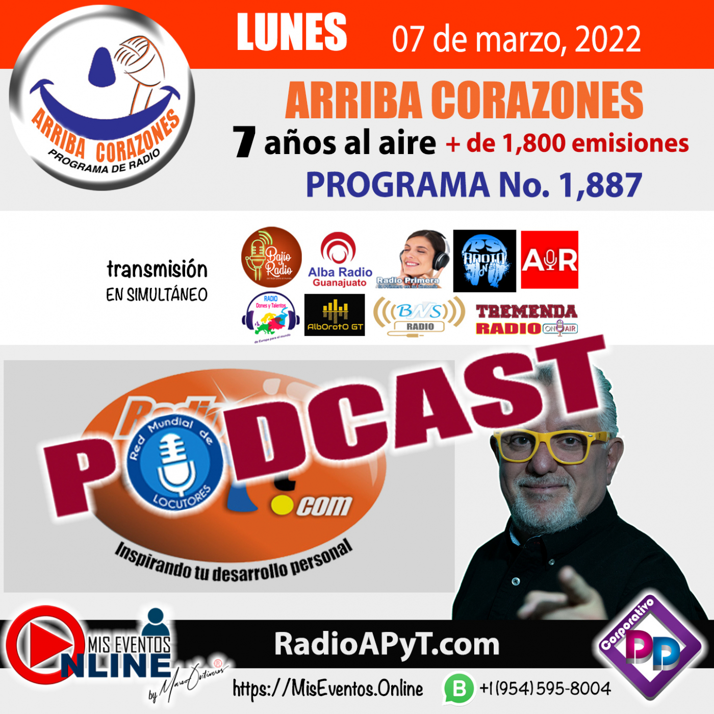 1887-arribacorazone-20222-07-03-LUNES loscompadritos episode artwork