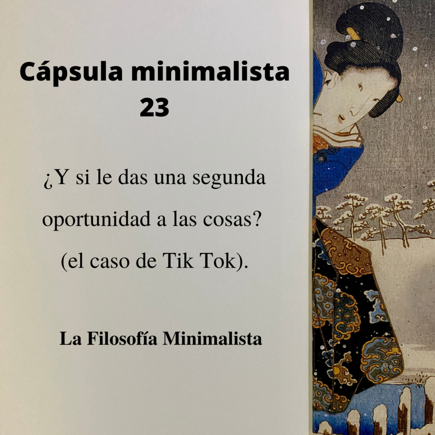 La Filosofía Minimalista