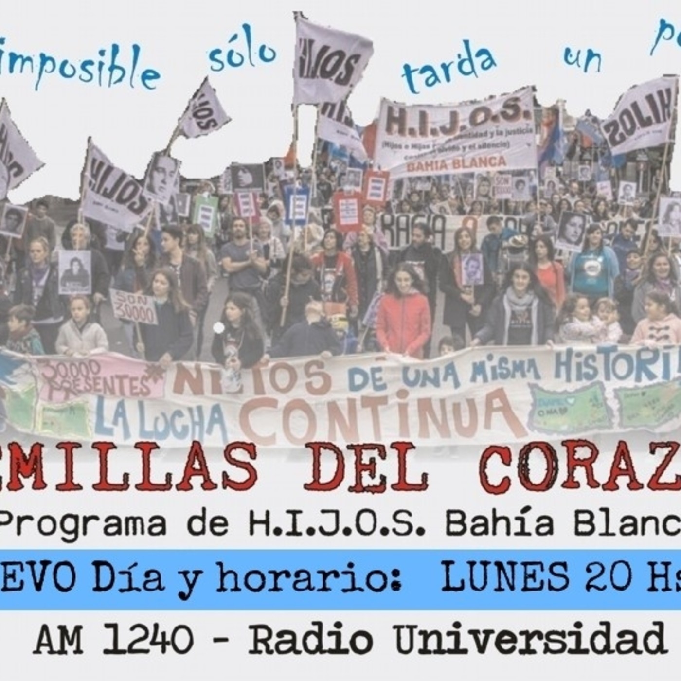 Semillas del Corazón Programa de HIJOS BahiaBlanca