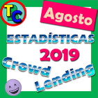 ESTADÍSTICAS CROWDLENDING - Oleada Agosto 2019 - Volumen de negocio, inversores registrados, rentabilidad...