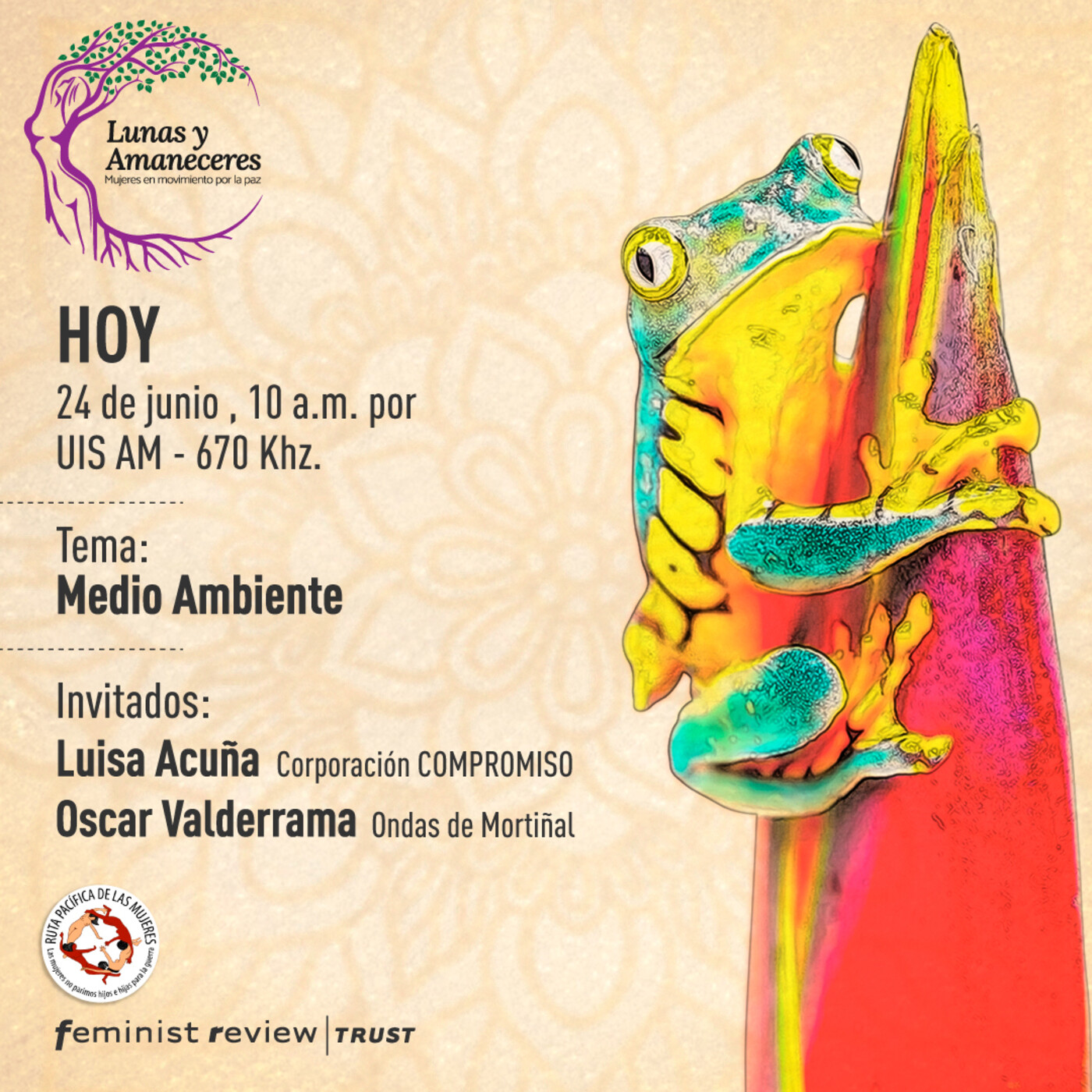Lunas y Amaneceres, Mujeres en Movimiento X la Paz