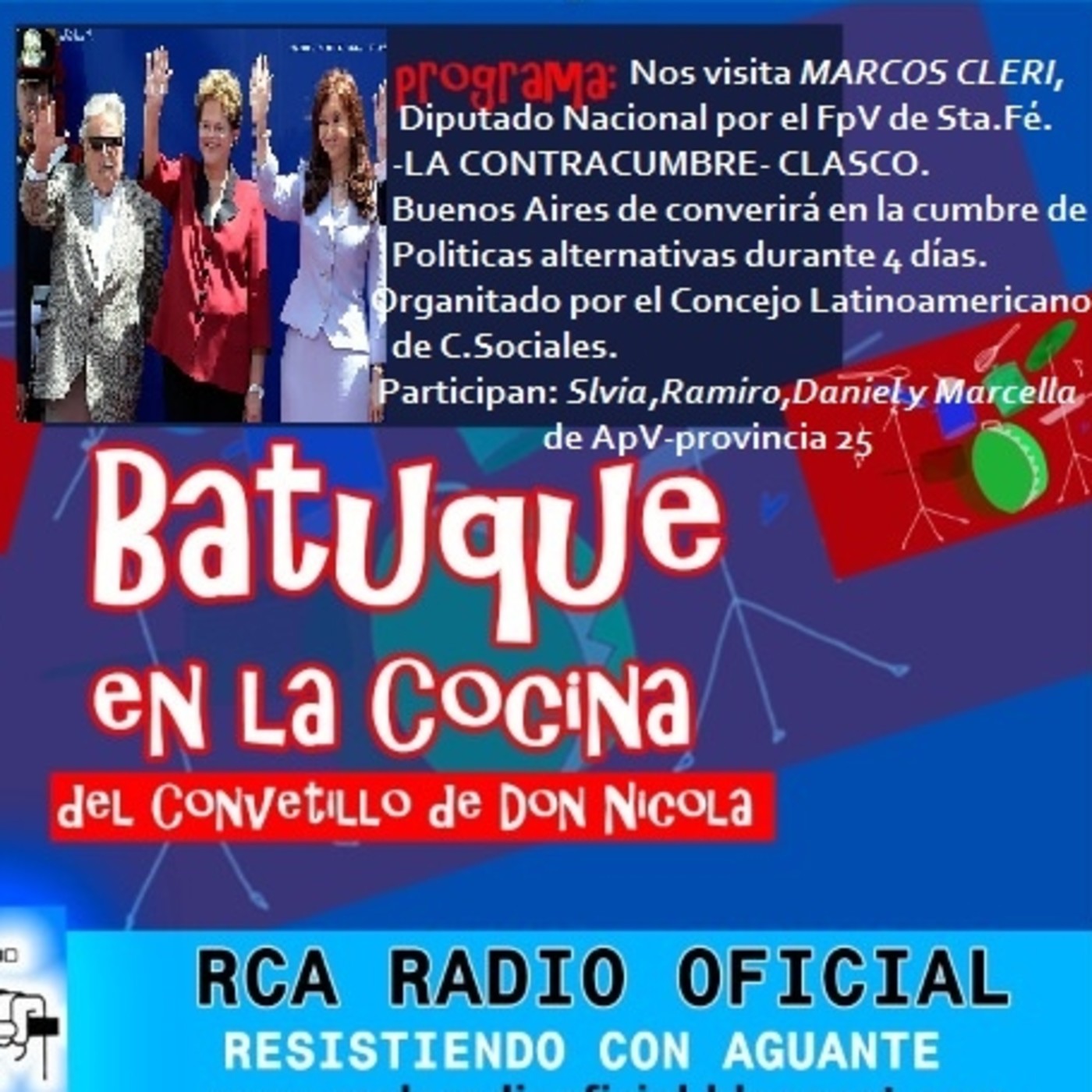 BATUQUE en la COCINA...con MARCOS CLERI. episode artwork