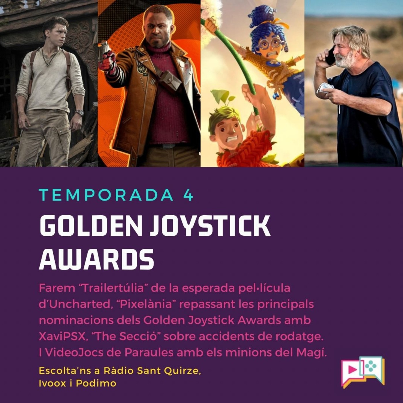 4x07 - Freaks and Bits: Uncharted i Golden Joystick Awards episode artwork