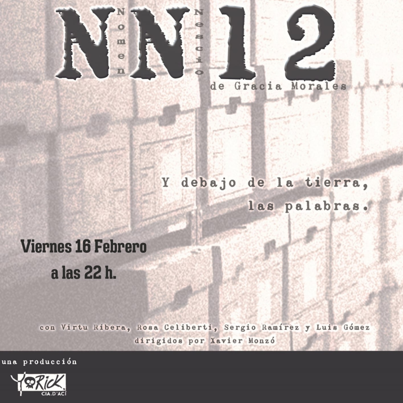 Yorick Teatre: NN 12 por Xavier Monzó episode artwork