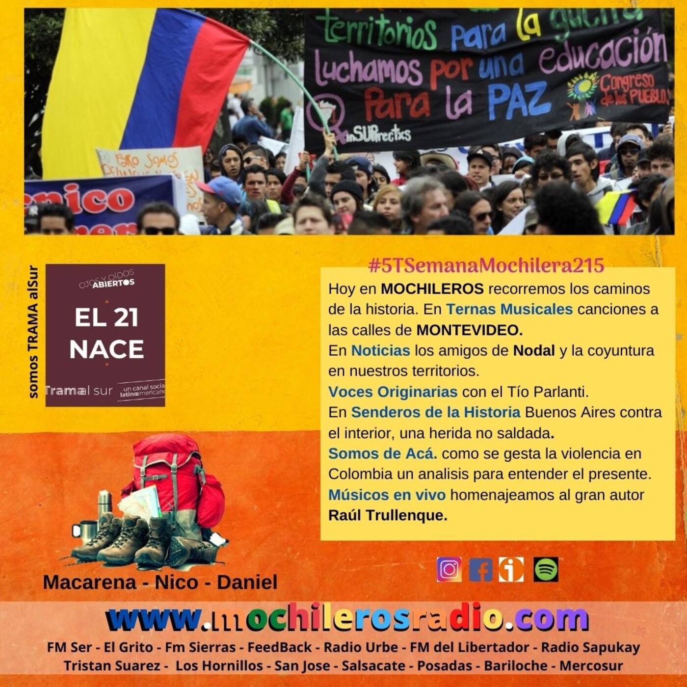 Mochileros 216- 11 de Septiembre 2020 episode artwork
