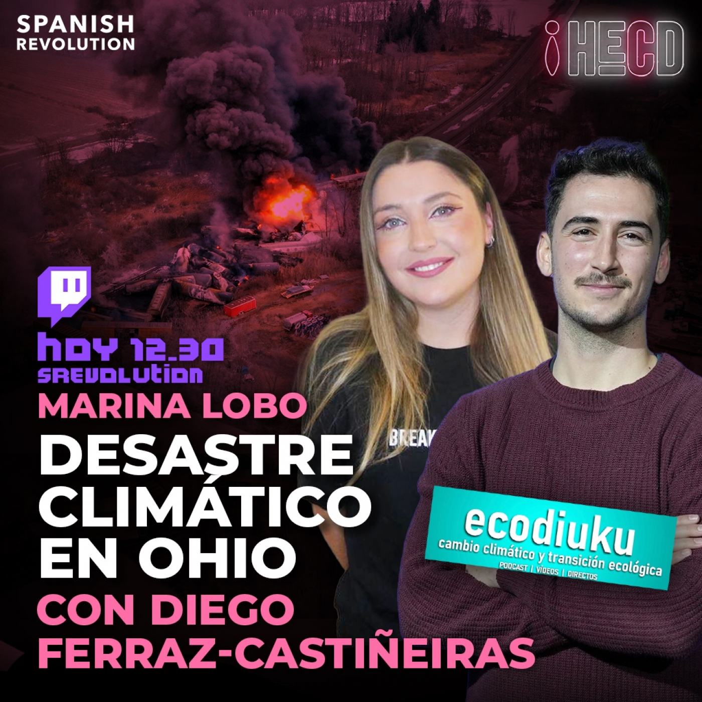 HECD 209 - Desastre en Ohio y conspiraciones, con Eco Diuku + Ayuso y la sanidad + Regalos surrealistas por San Valentín