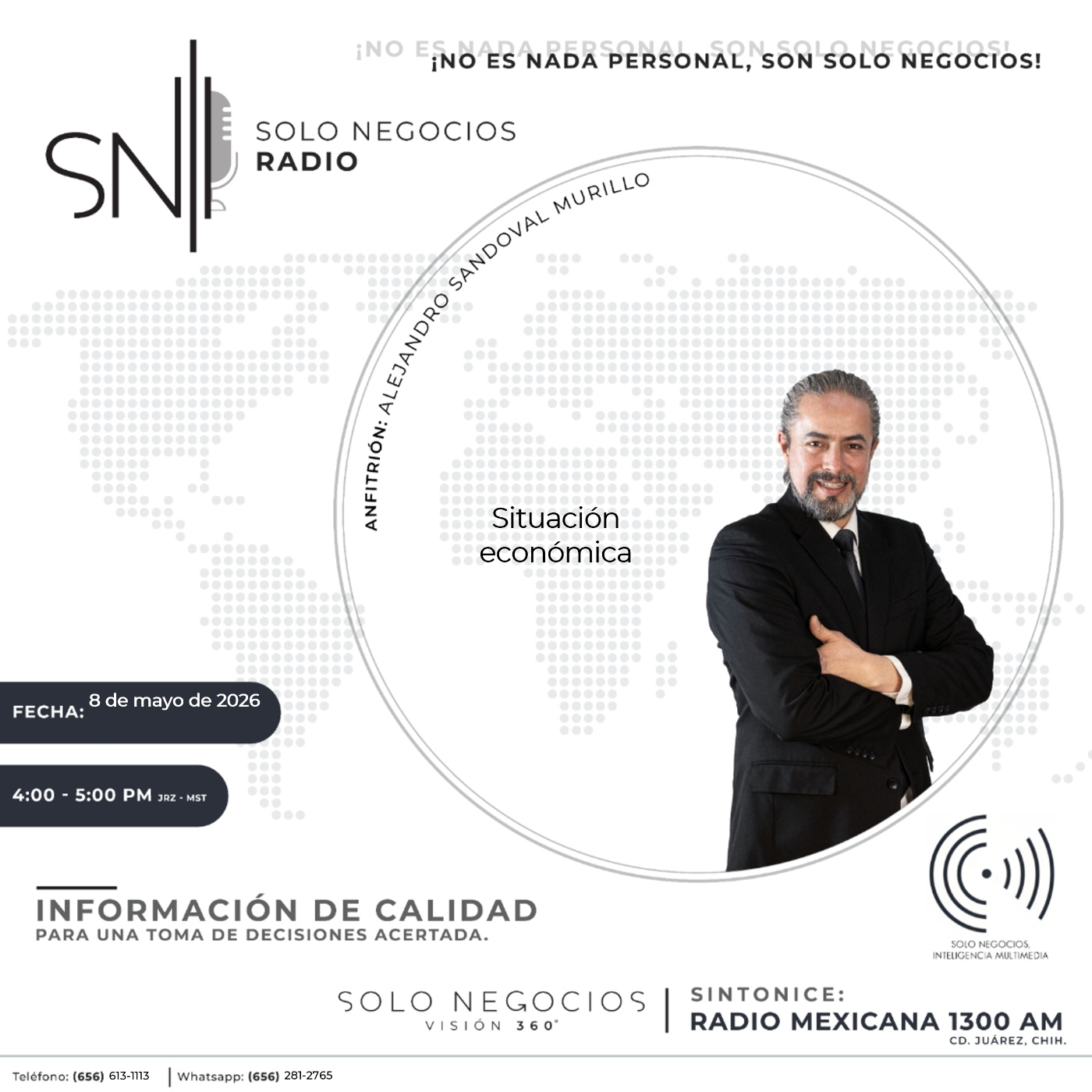 [SNR-08/05/2026] Situación económica