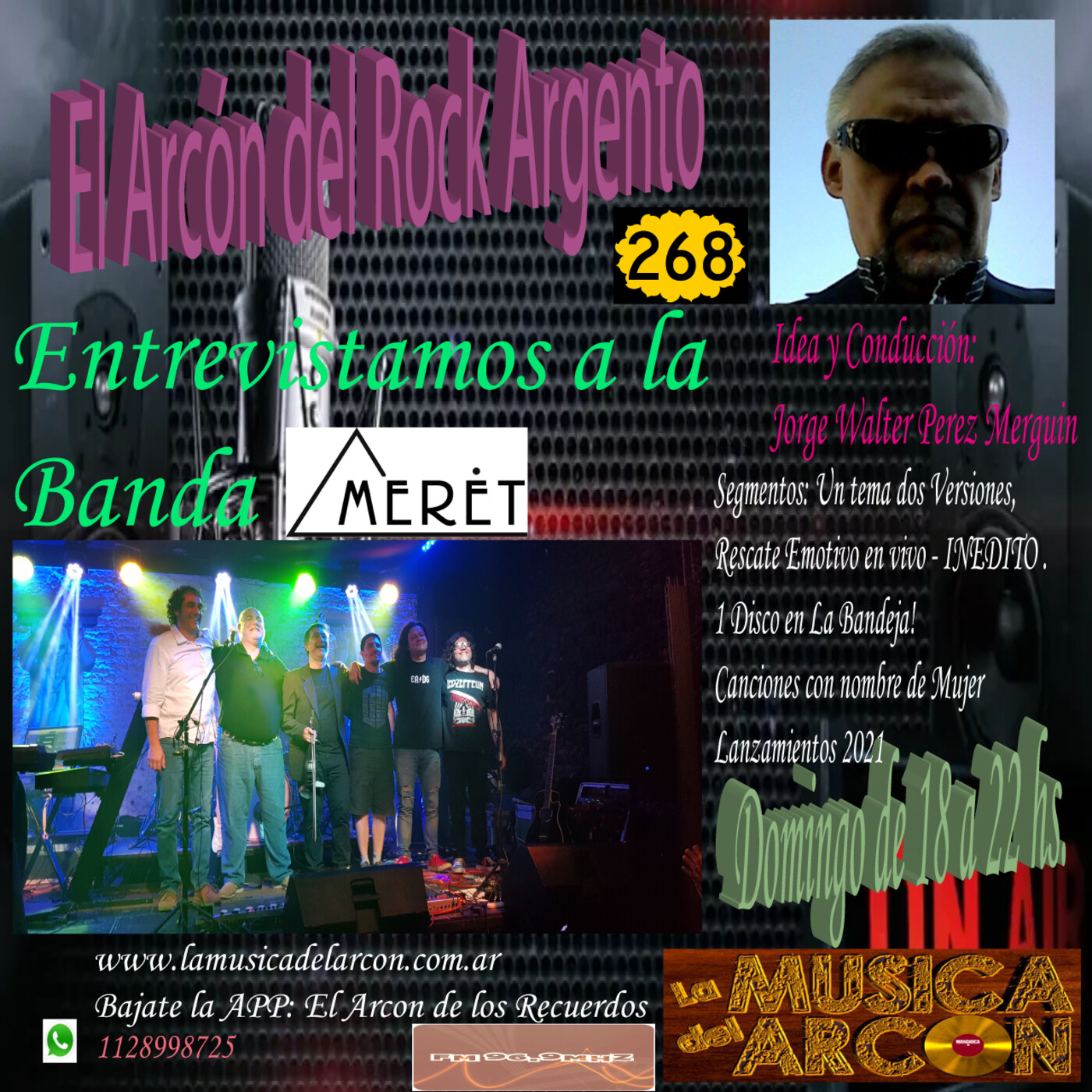 El Arcon del Rock Argento - Emision n° 268 con Meret - 26-12-2021 episode artwork