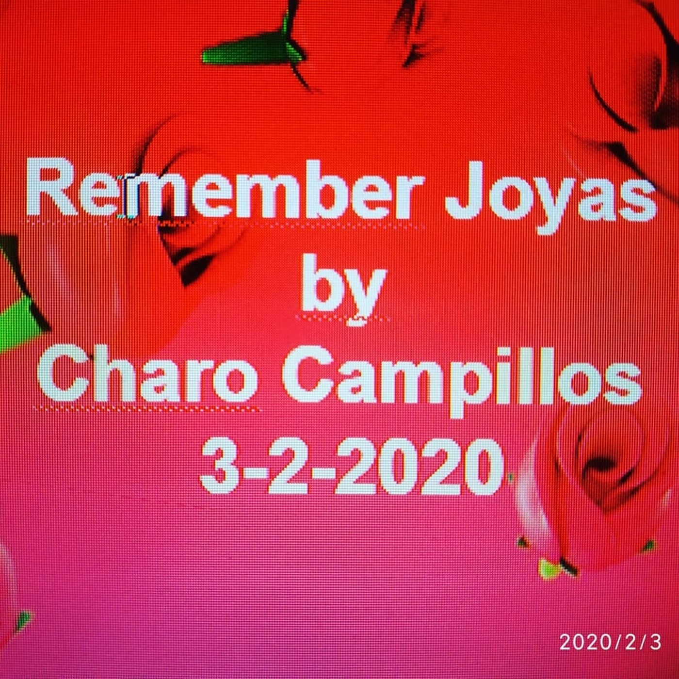 REMEMBER JOYAS by Charo Campillos