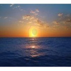 Meditación del océano azul