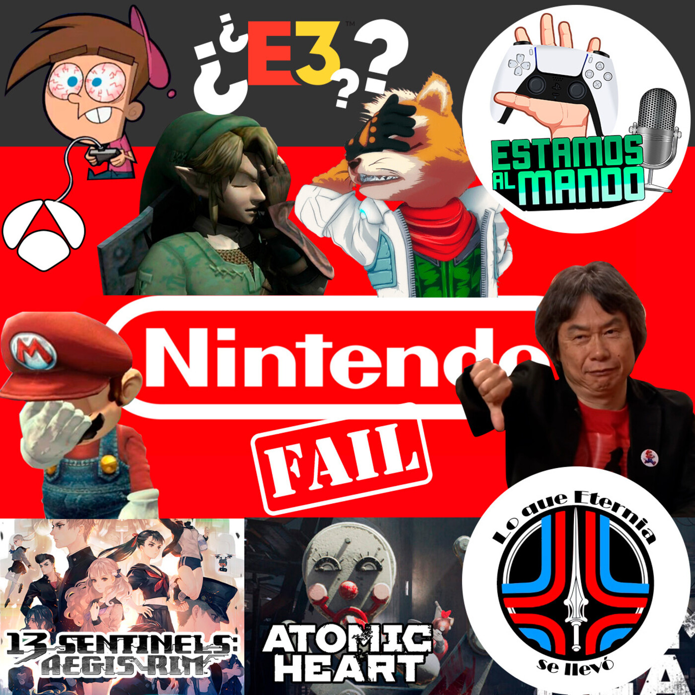 EAM 3-27 Los peores errores de Nintendo, dependencia y violencia por los videojuegos, E3, Atomic heart, 13 sentinels