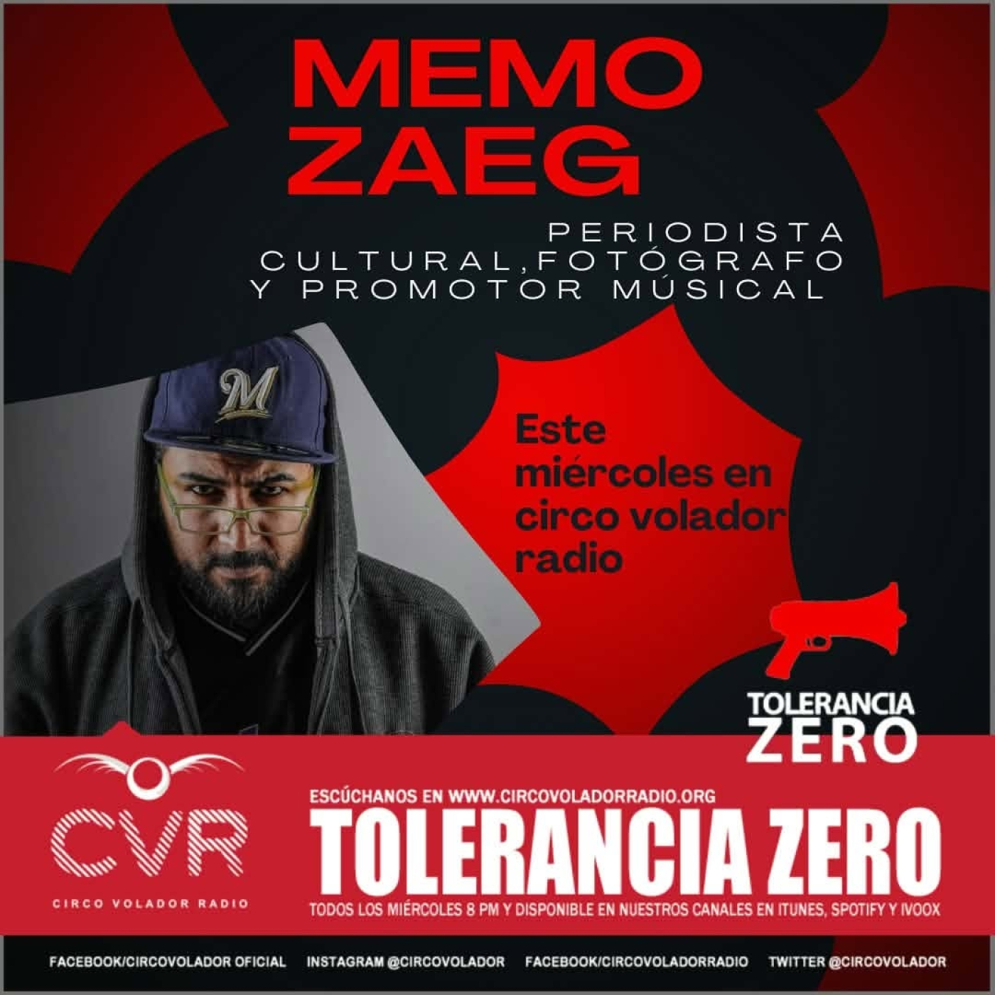 TOLERANCIA ZERO_20260708-MEMO SAEG; "PERIODISMO CULTURAL" episode artwork
