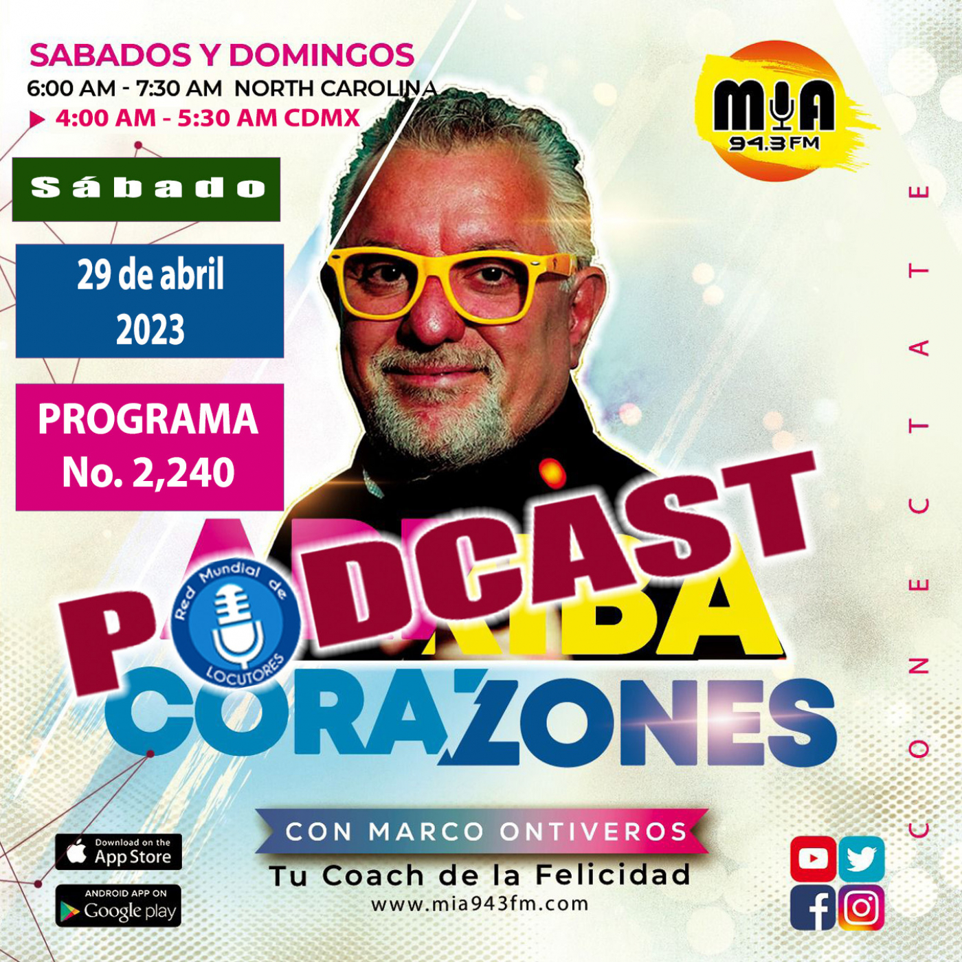 2240-arriba-corazones-2023-04-29-SABADO-GrandesExitos-AidaCuevas-MIA943fm episode artwork
