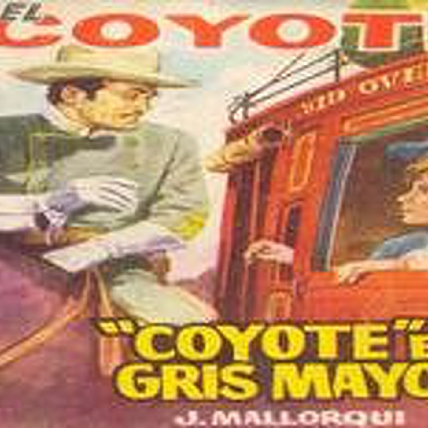 144 COYOTE EN GRIS MAYOR