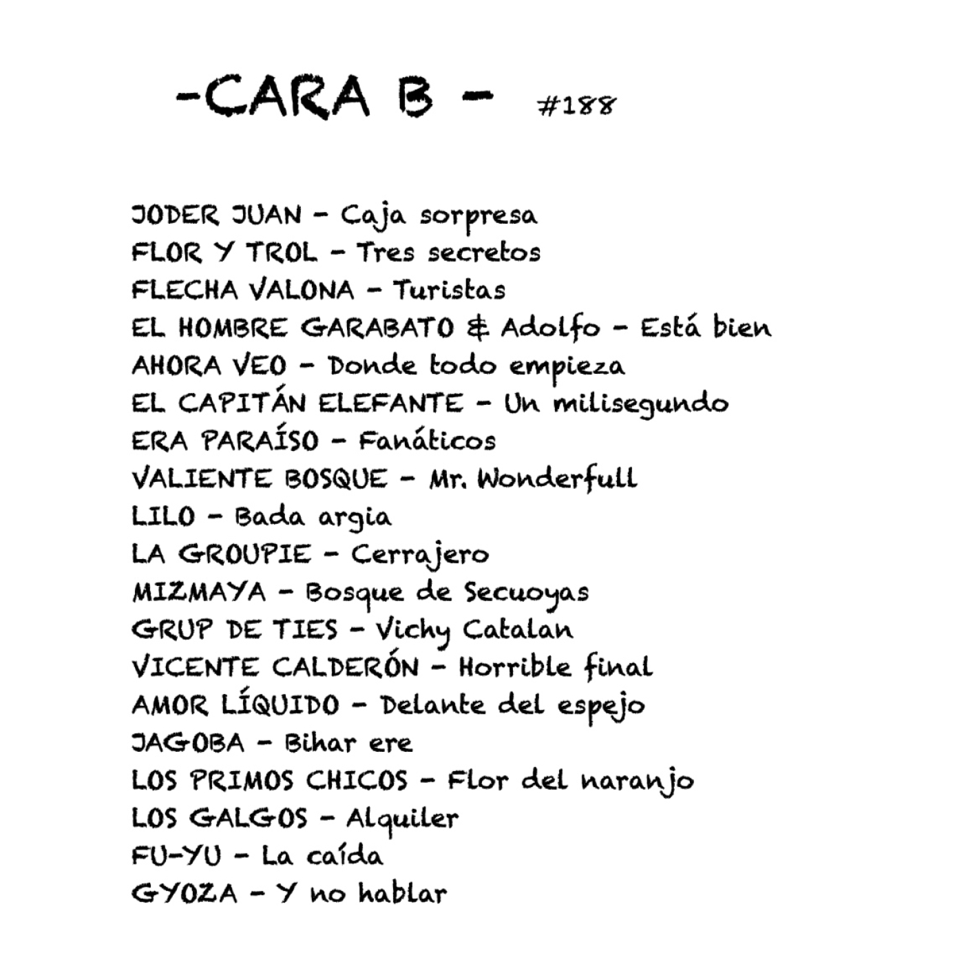 Cara B - 188