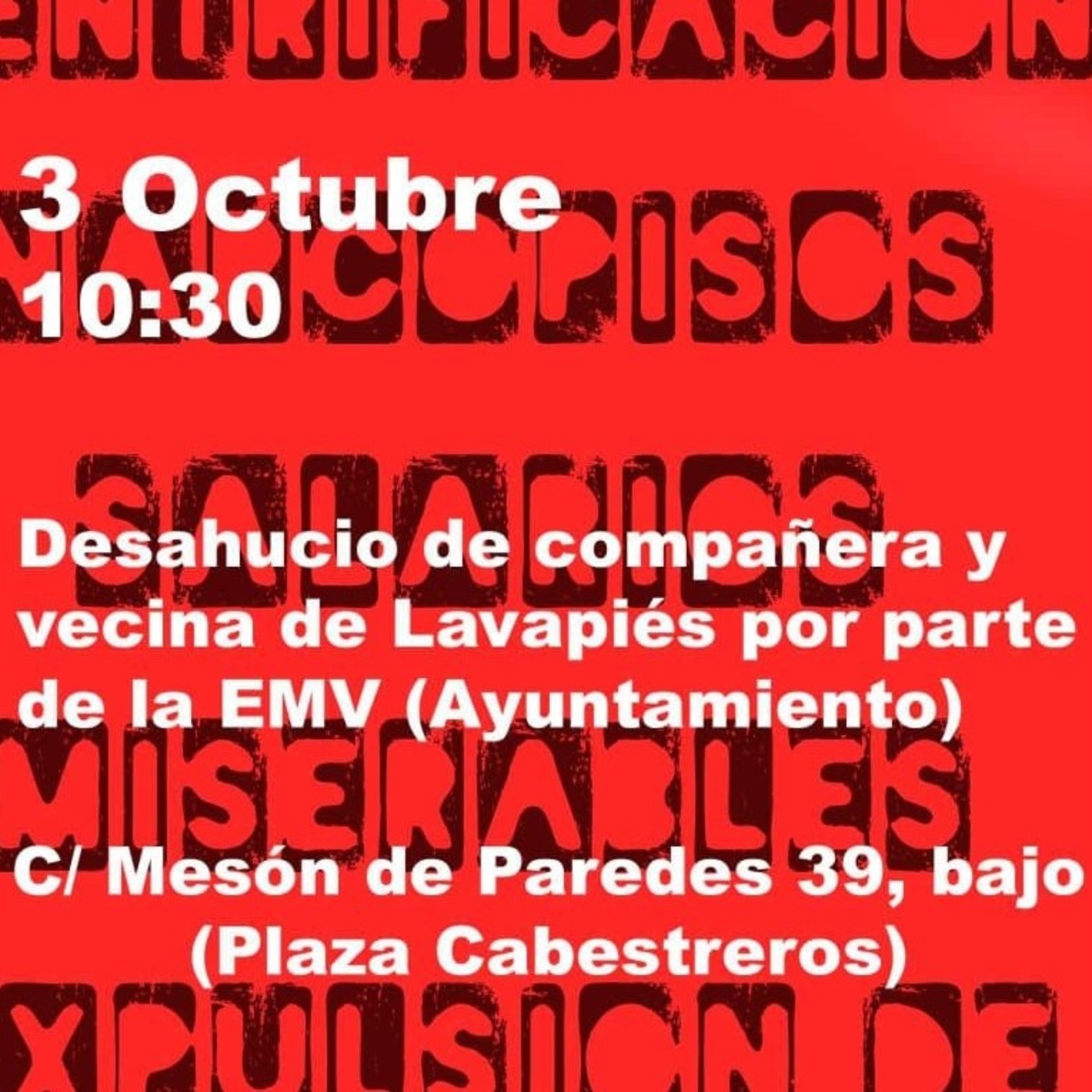 SCHIZOPHRENIA ¨En estado puro¨( Emisión 96º ) 30Septiembre2018 DESAHUCIO de (compañera de gentrificación)