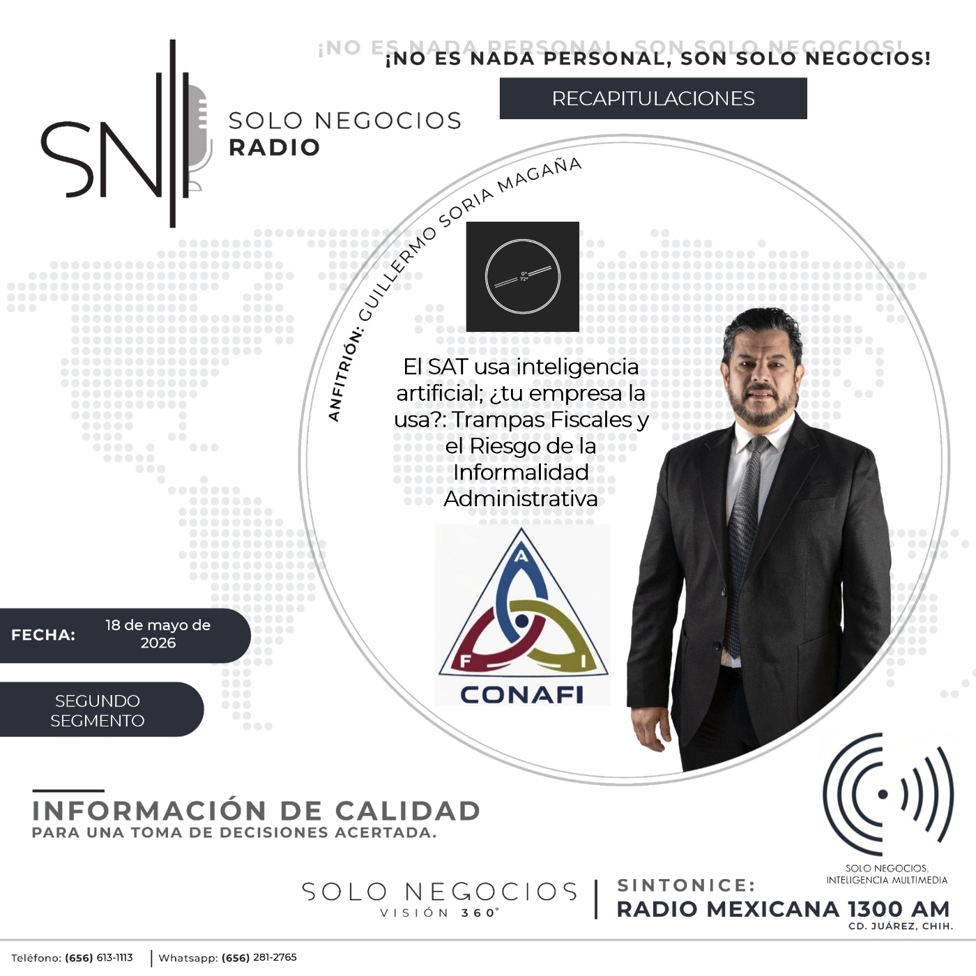[SNR] Segundo segmento de Solo Negocios Radio del 18 de mayo de 2026 episode artwork