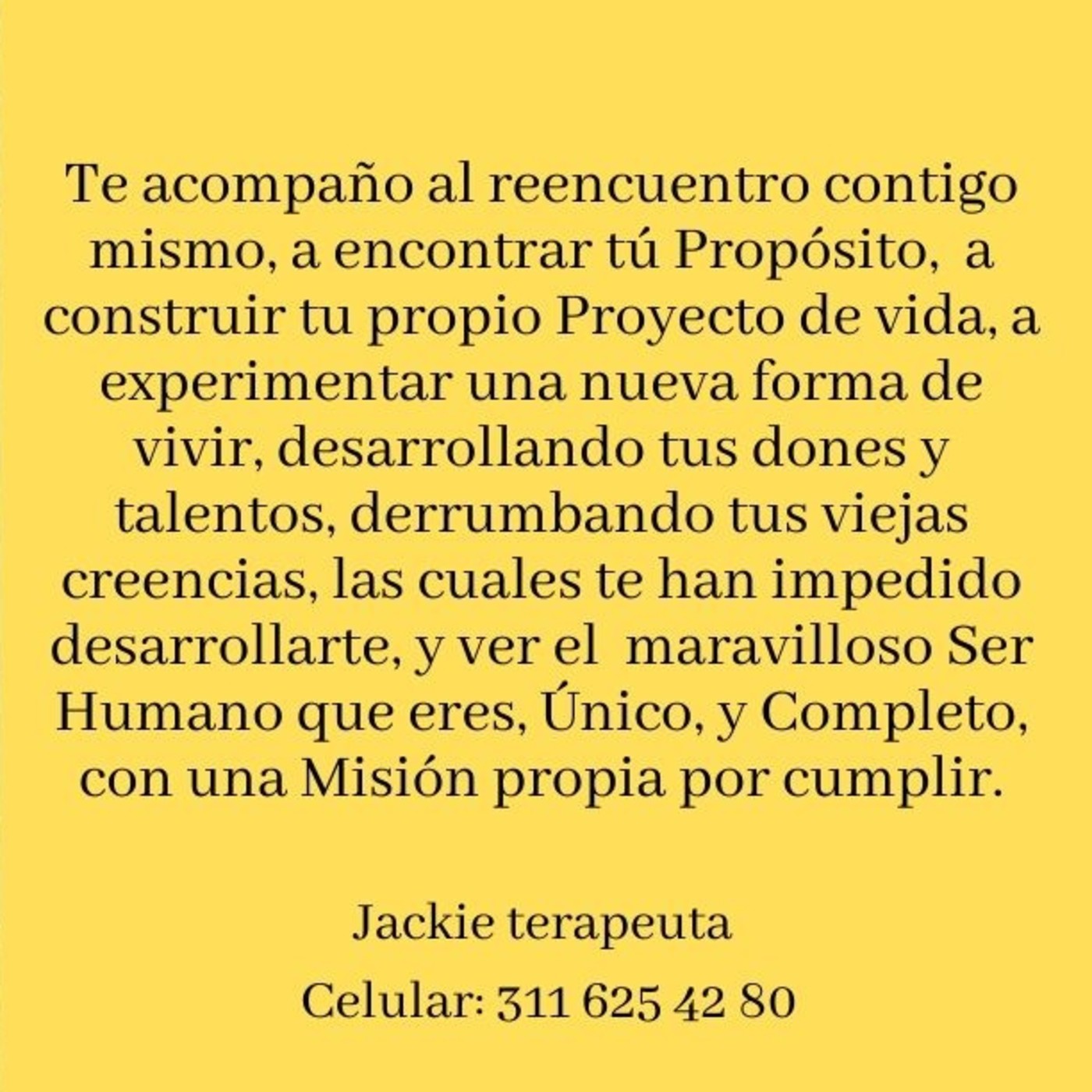 Jackie Terapeuta
