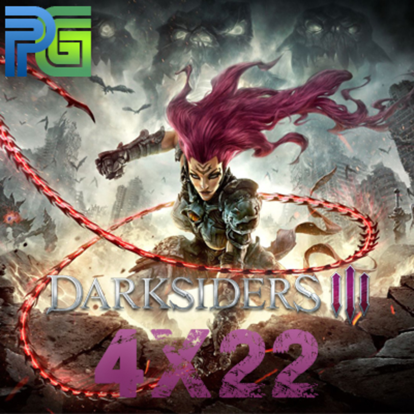 PG 4X22 - Análisis Darksiders III, Nintendo presenta un nuevo Pokemon, GOG en apuros financieros, episode artwork
