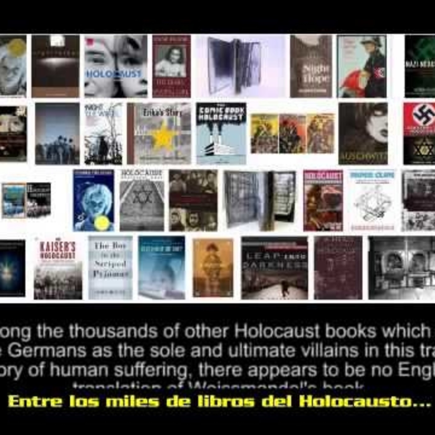¿Fueron los alemanes tan estúpidos? La mentira del "holocausto"