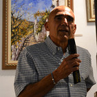 Entrevista al pintor Juan José Barrero y acto presentación exposición 'Paseo por nuestros rincones' en ZócaloArte