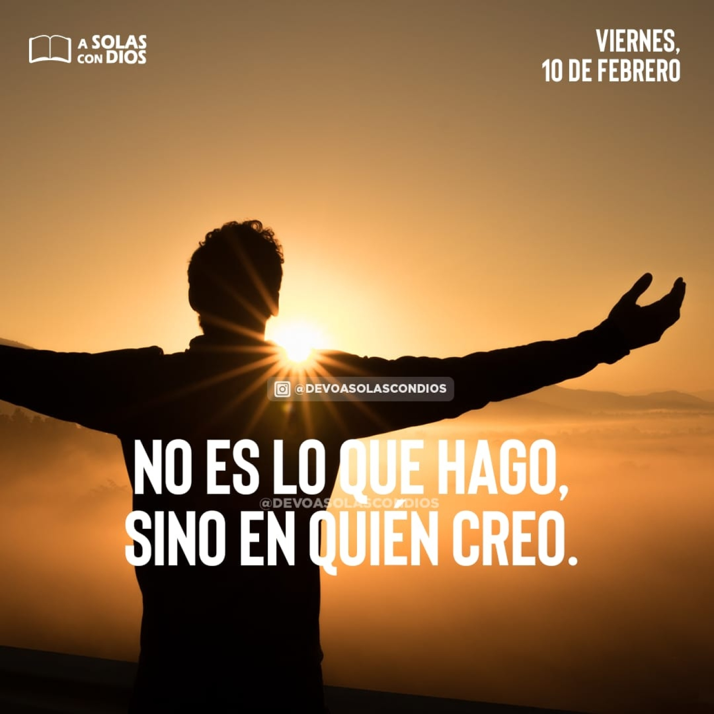 A Solas con Dios