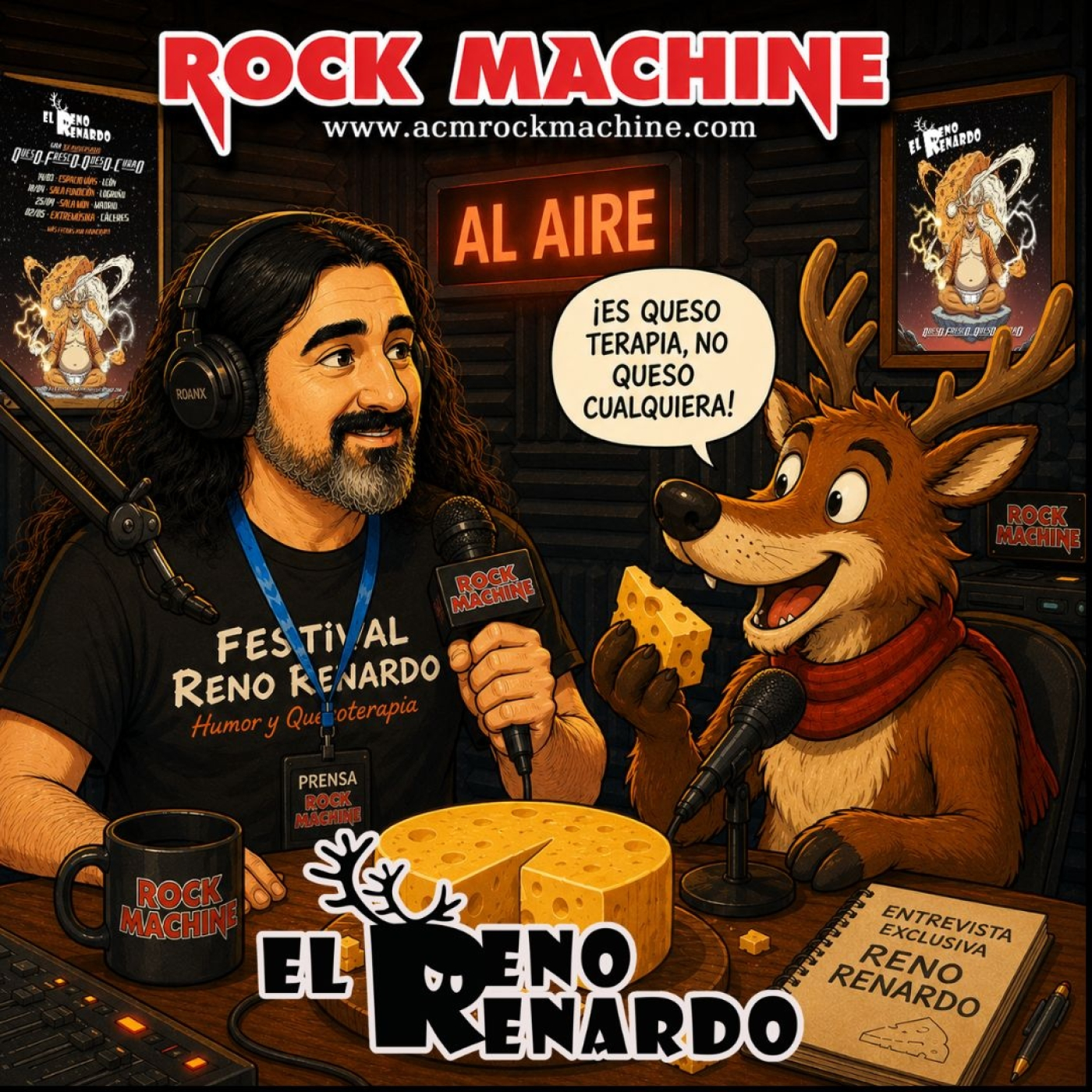 Rock Machine 10x36 | El Reno Renardo - Entrevista XX Aniversario «Queso fresco, queso curao» episode artwork