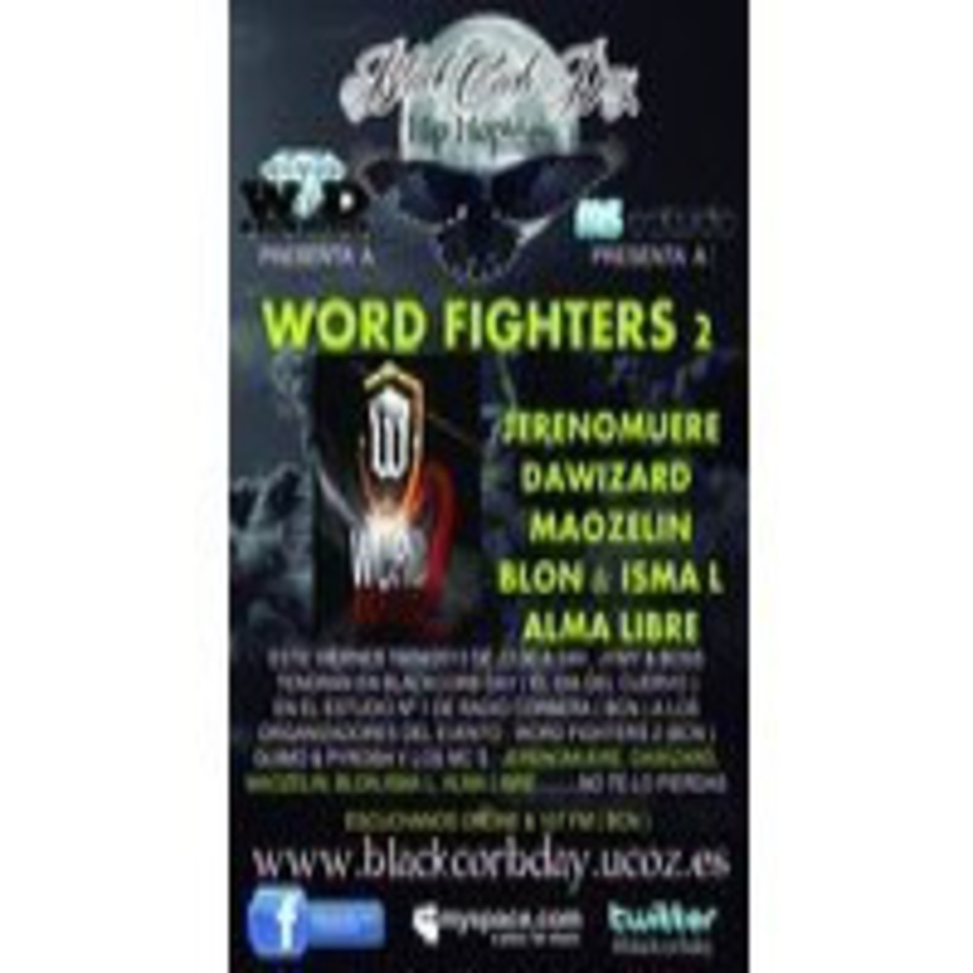 Blakcorb day nº 99 con los de la word fighters en directo ..en los esudios...19/04/2013 episode artwork