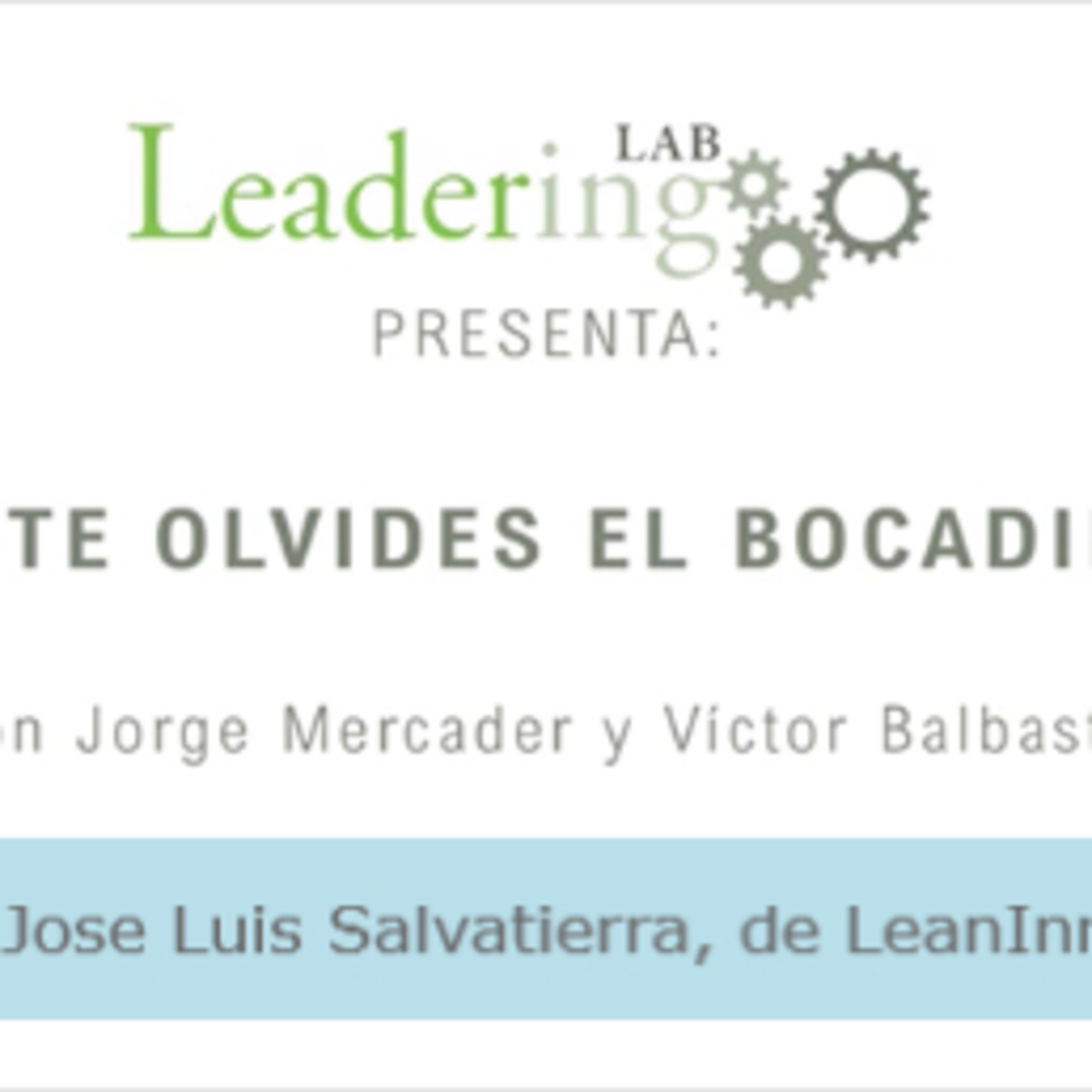 ¡No te olvides el bocadillo!