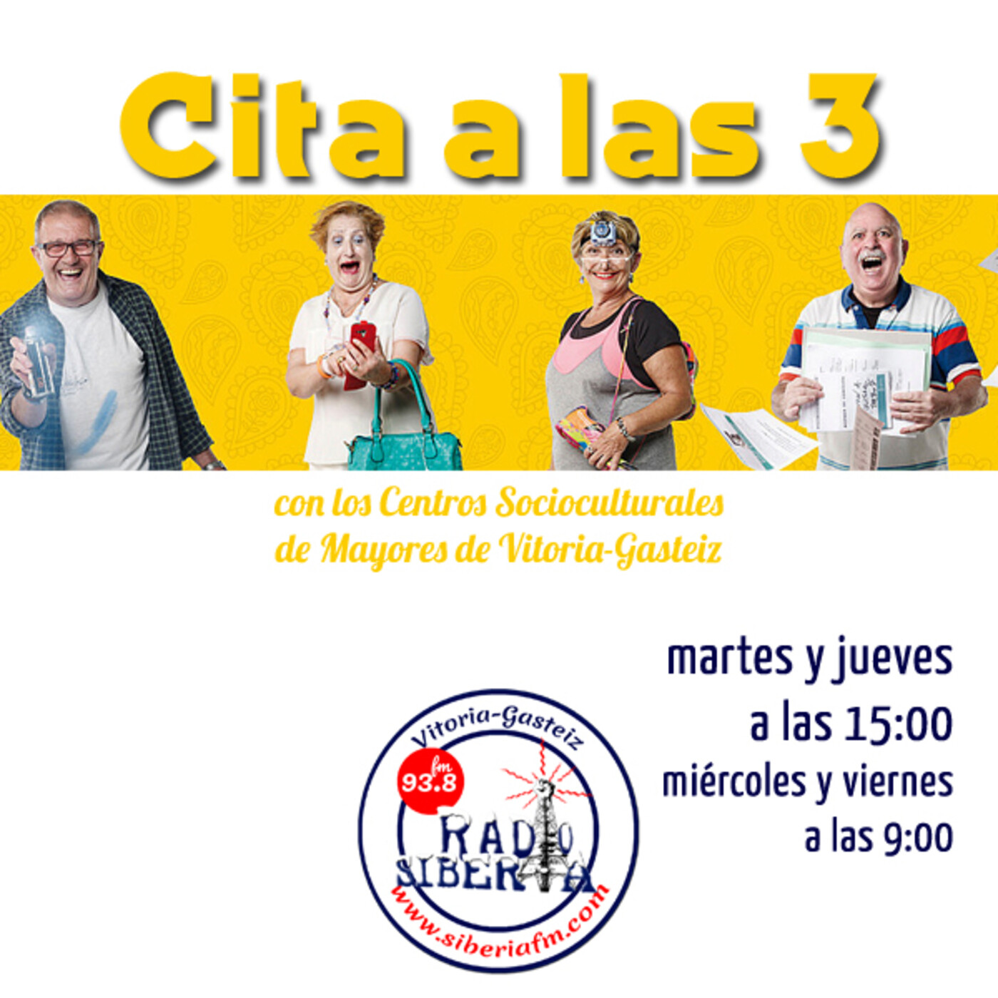 Cita a las 3