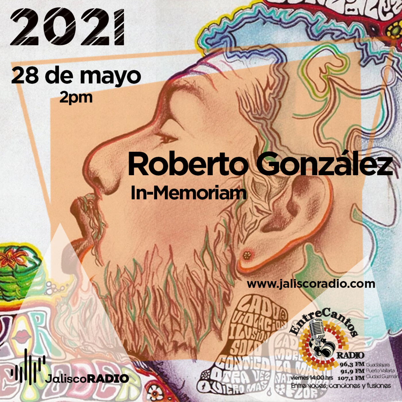 Programa Entrecantos 28 de mayo, 2021: Roberto González - In memoriam episode artwork
