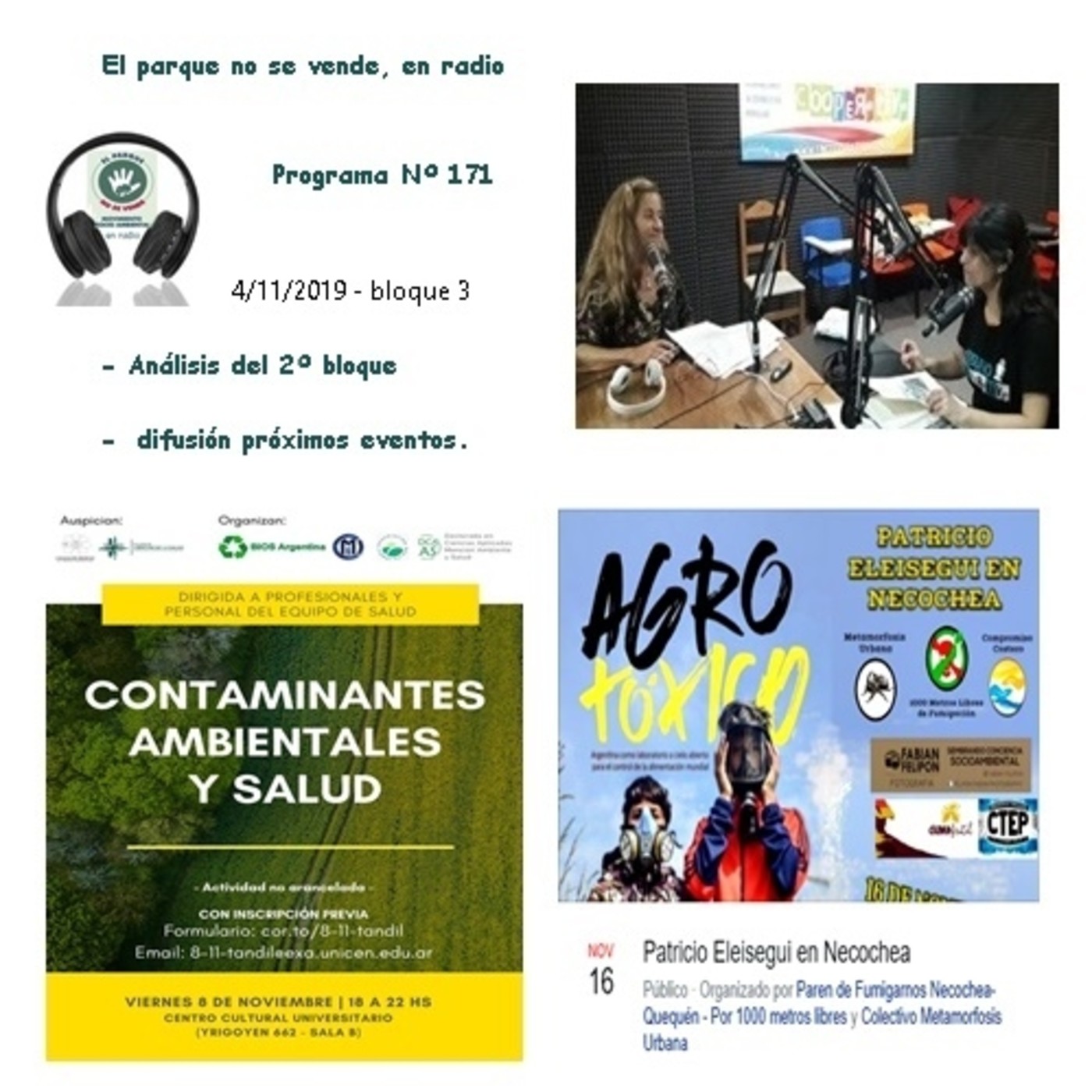 El parque no se vende en radio