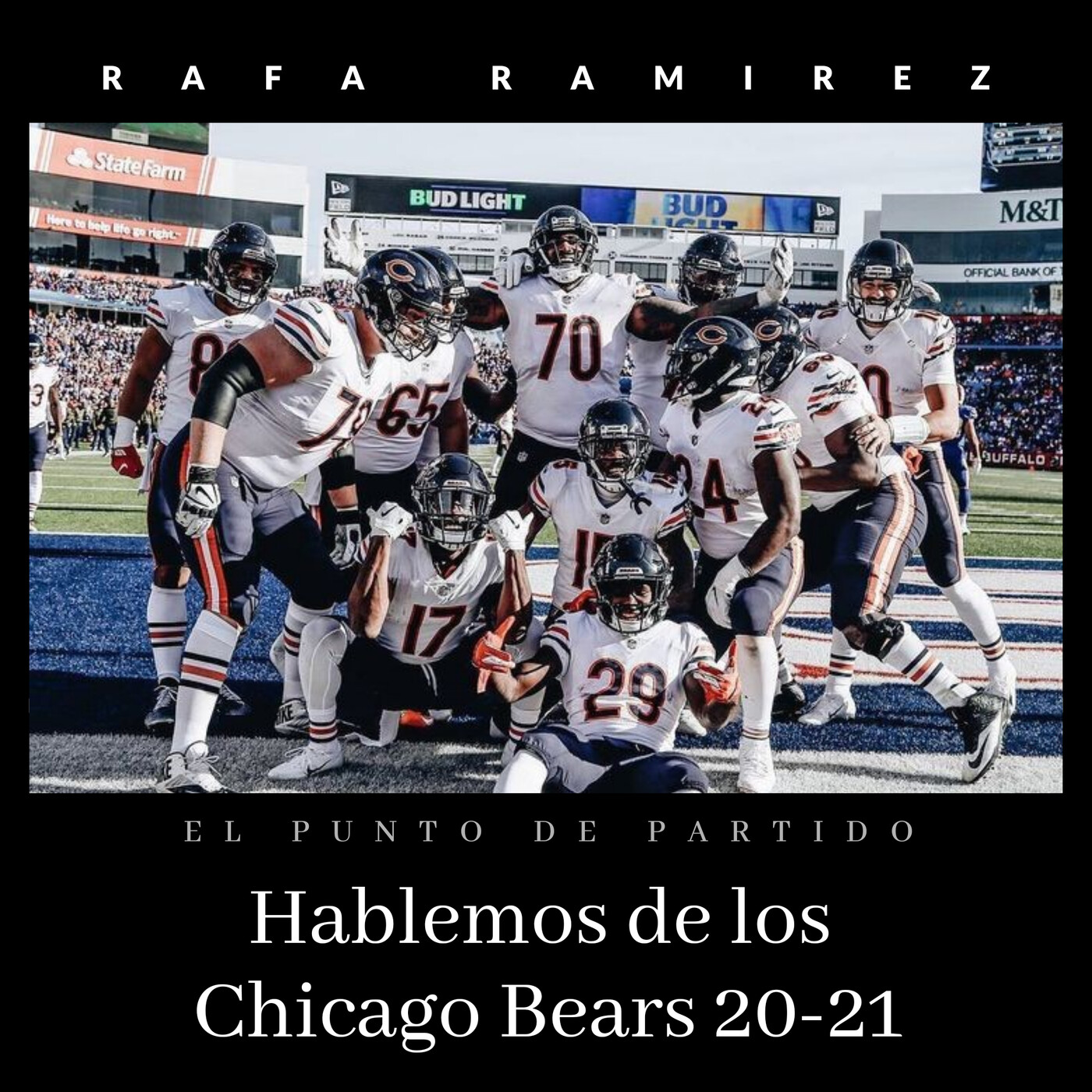 NFL Hablemos de los Chicago Bears 20-21 episode artwork