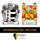 Resonancia del apellido Martínez y Garrido