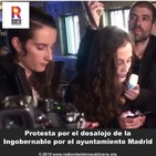 Protesta por el desalojo de 'La Ingobernable' por el ayuntamiento