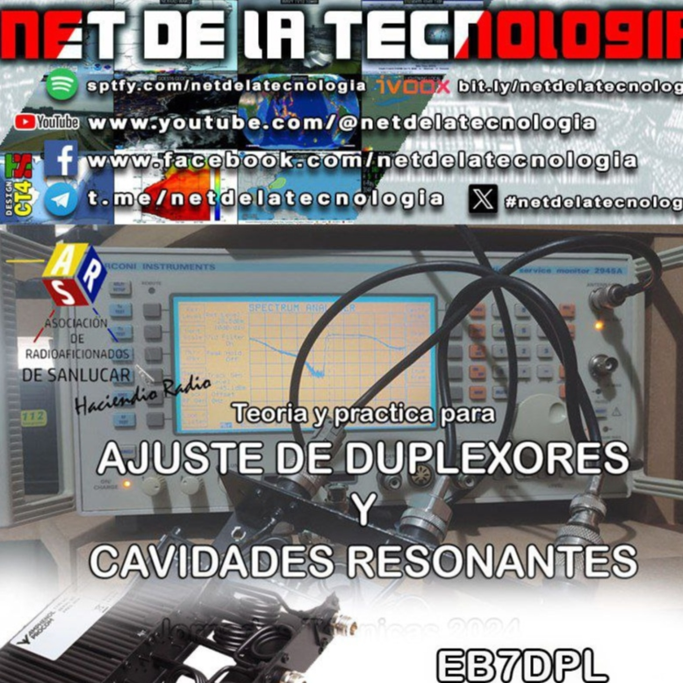 #459 Ajuste de duplexores y cavidades resonantes por EB7DPL Rafael episode artwork