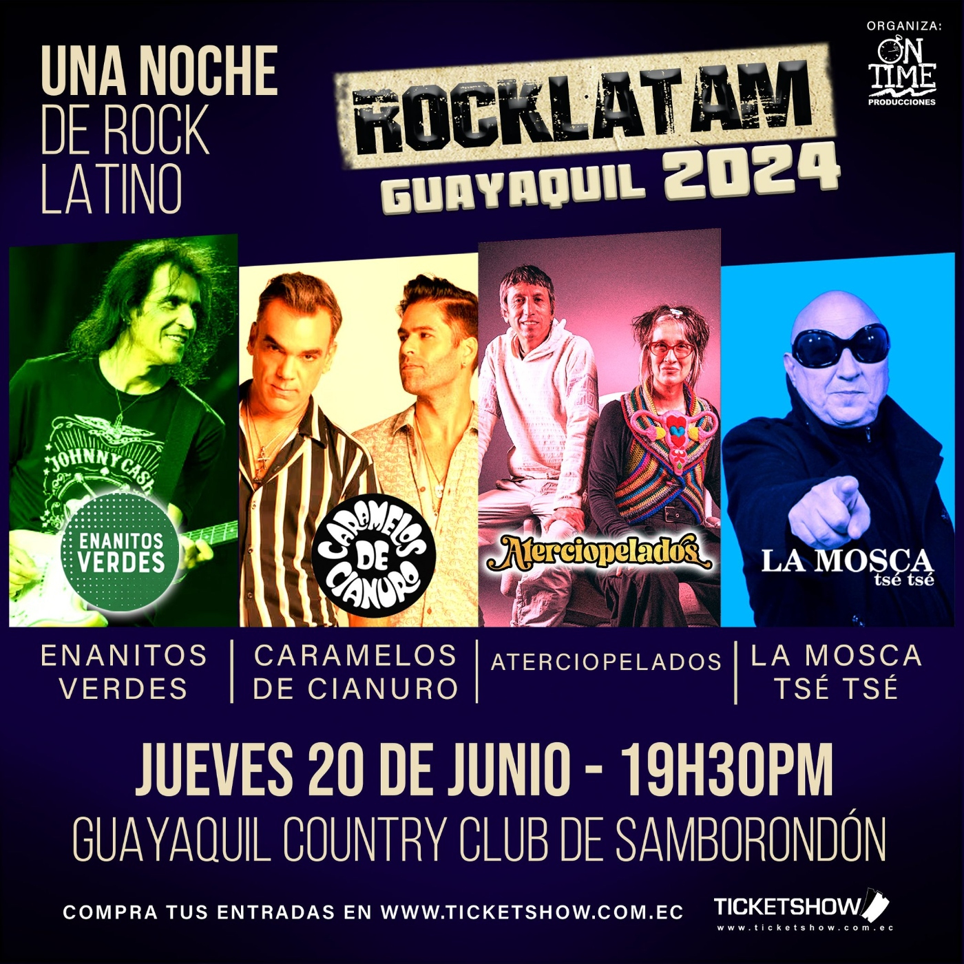 Miguel Mateos, Los Enanitos Verdes, Caramelos de Cianuro y la Mosca Tse-Tse en una noche de rock latino en Guayaquil. episode artwork