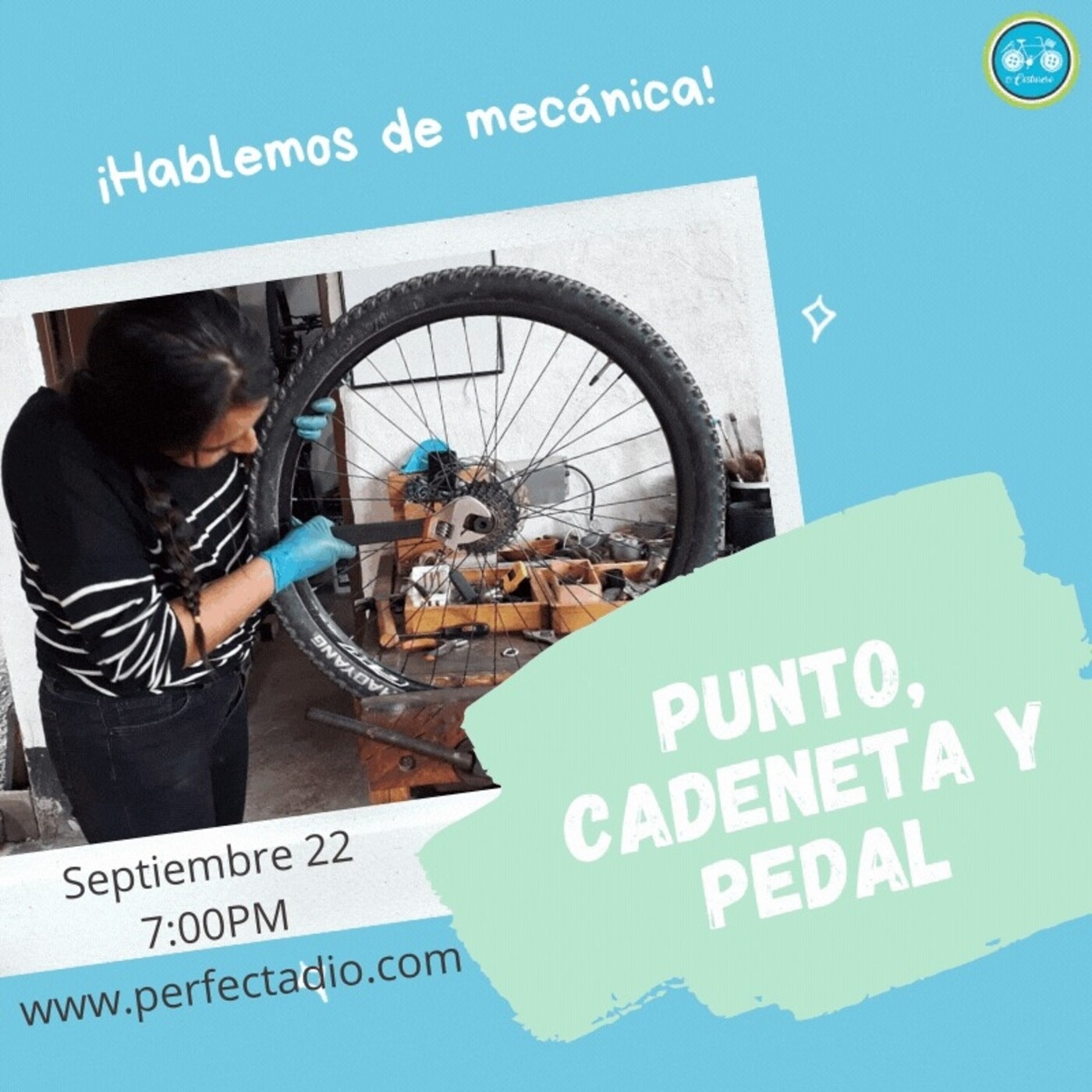 Punto, cadeneta y pedal
