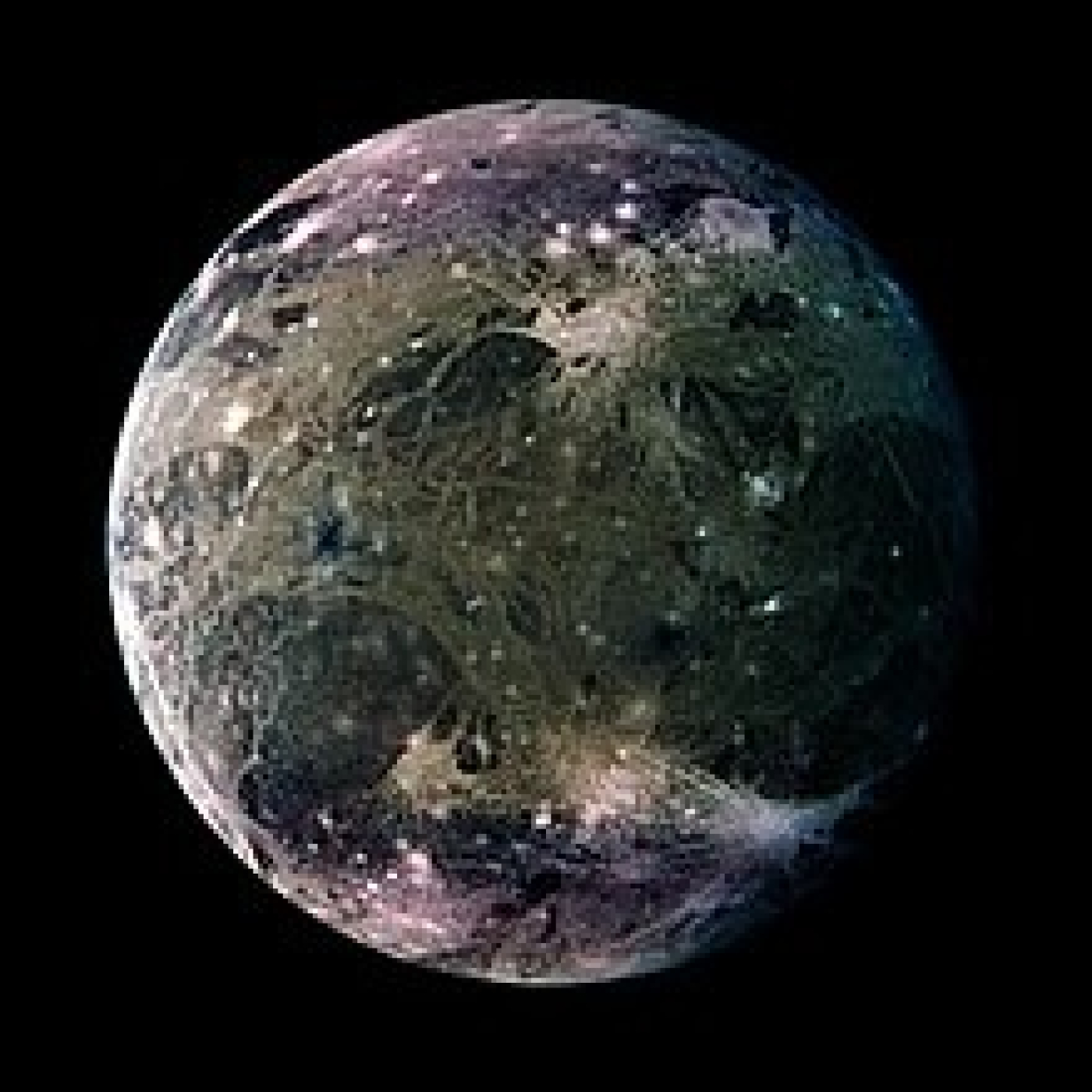 1276 - Ganimedes: El satélite natural más grande y masivo y el objeto de mayor tamaño sin atmósfera del sistema solar