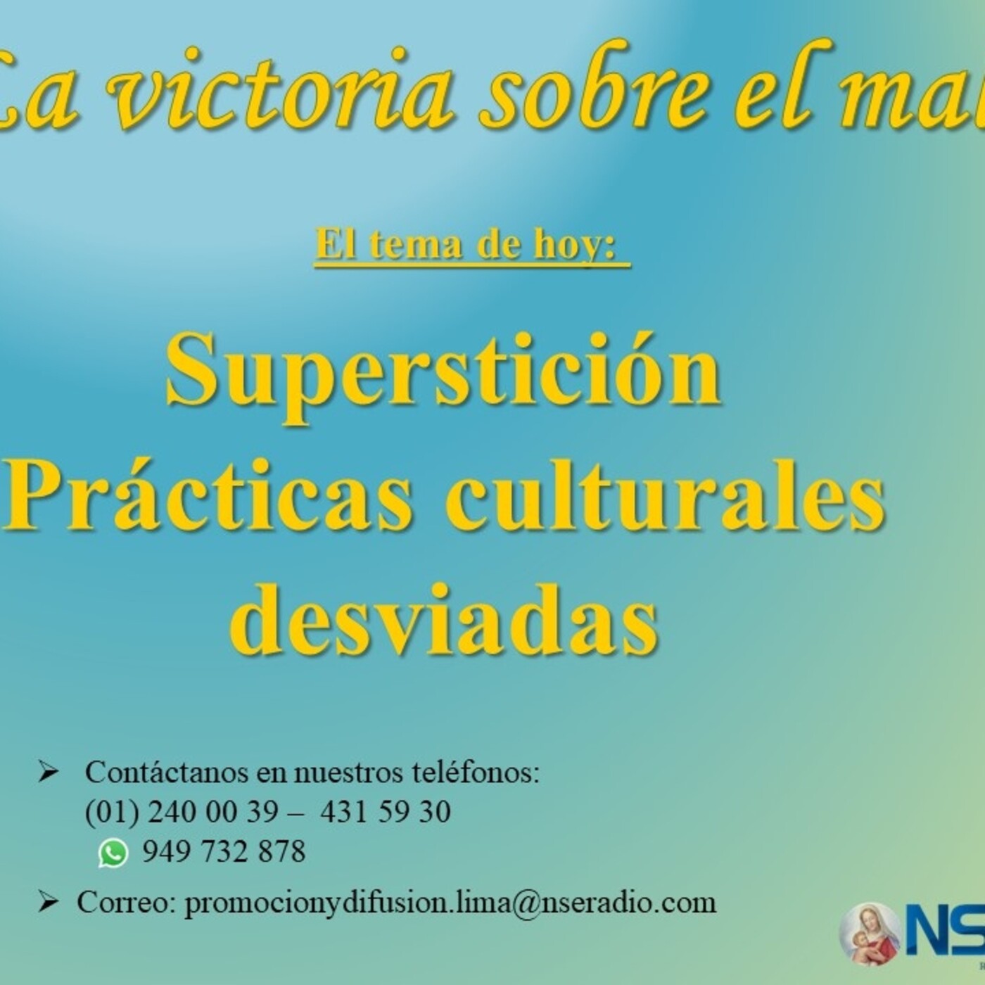 LA VICTORIA SOBRE EL MAL