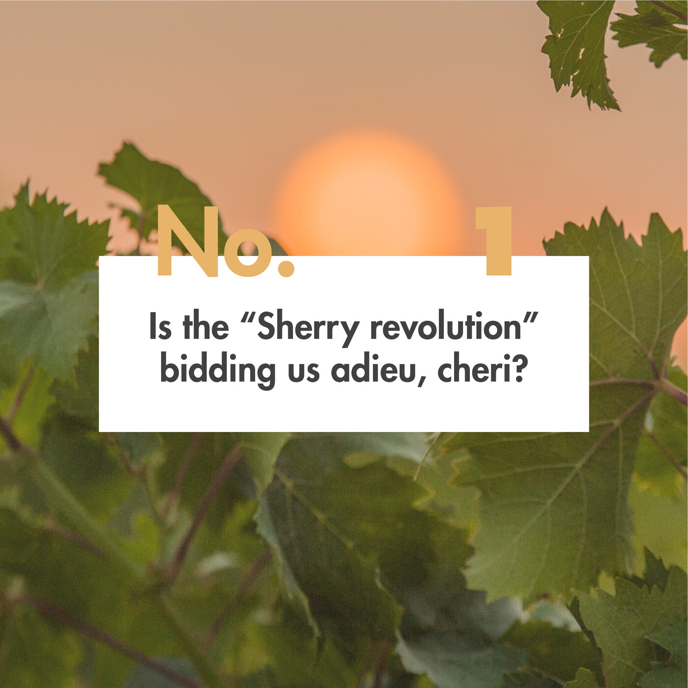 Sherry Roundtables [Summer Series] E1: Is the "Sherry Revolution" bidding us adieu, cheri?