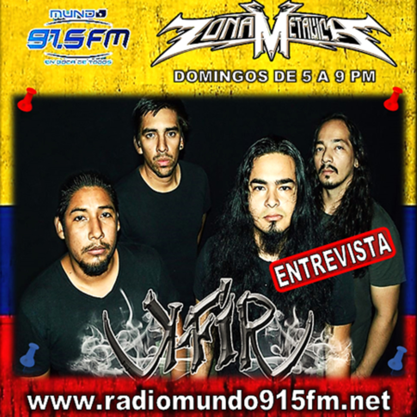 ZONA METALICA ENTREVISTA A K-FÍR 28- enero- 2018 episode artwork