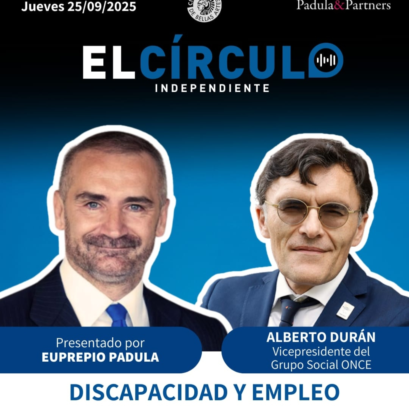 Episodio 112: Alberto Durán (Vicepresidente del Grupo Social ONCE) episode artwork