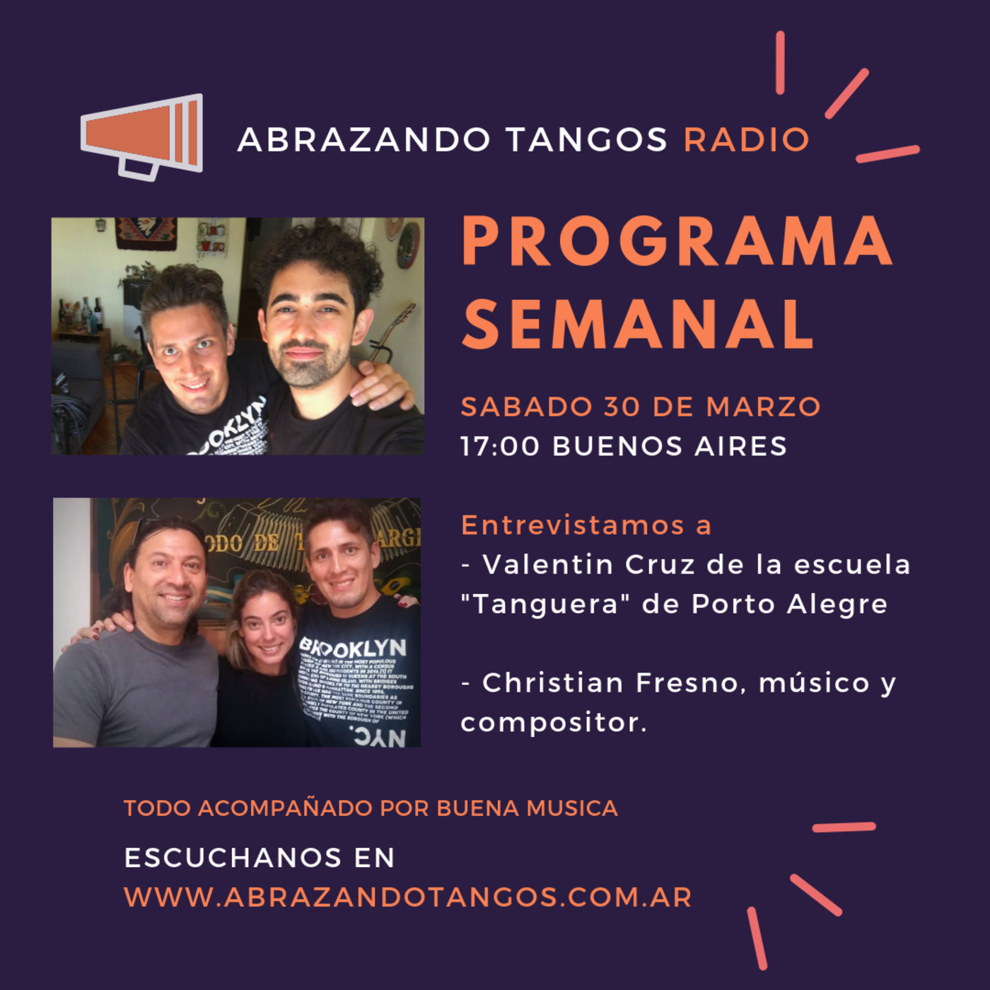 El semanal de Abrazando Tangos